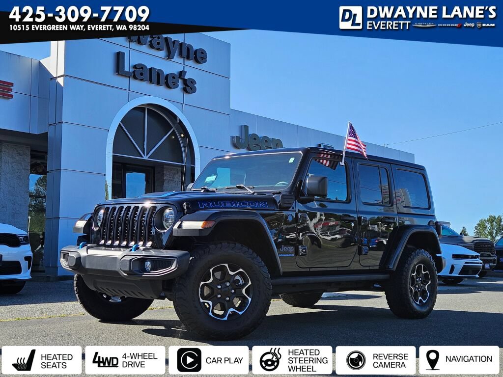 Used 2023 Jeep Wrangler Unlimited Rubicon 4xe w/ Cold Weather Group