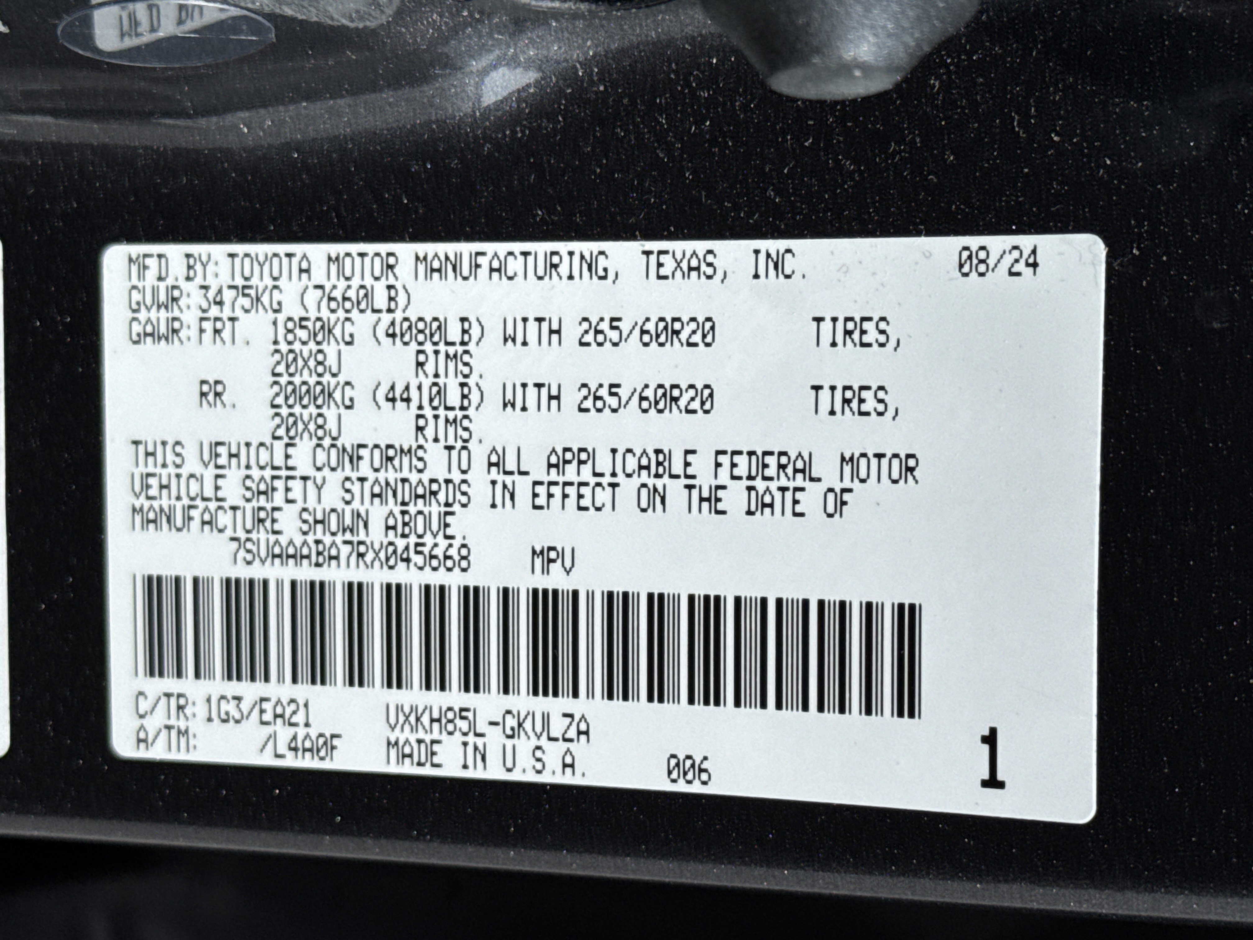 2024 Toyota Sequoia Limited