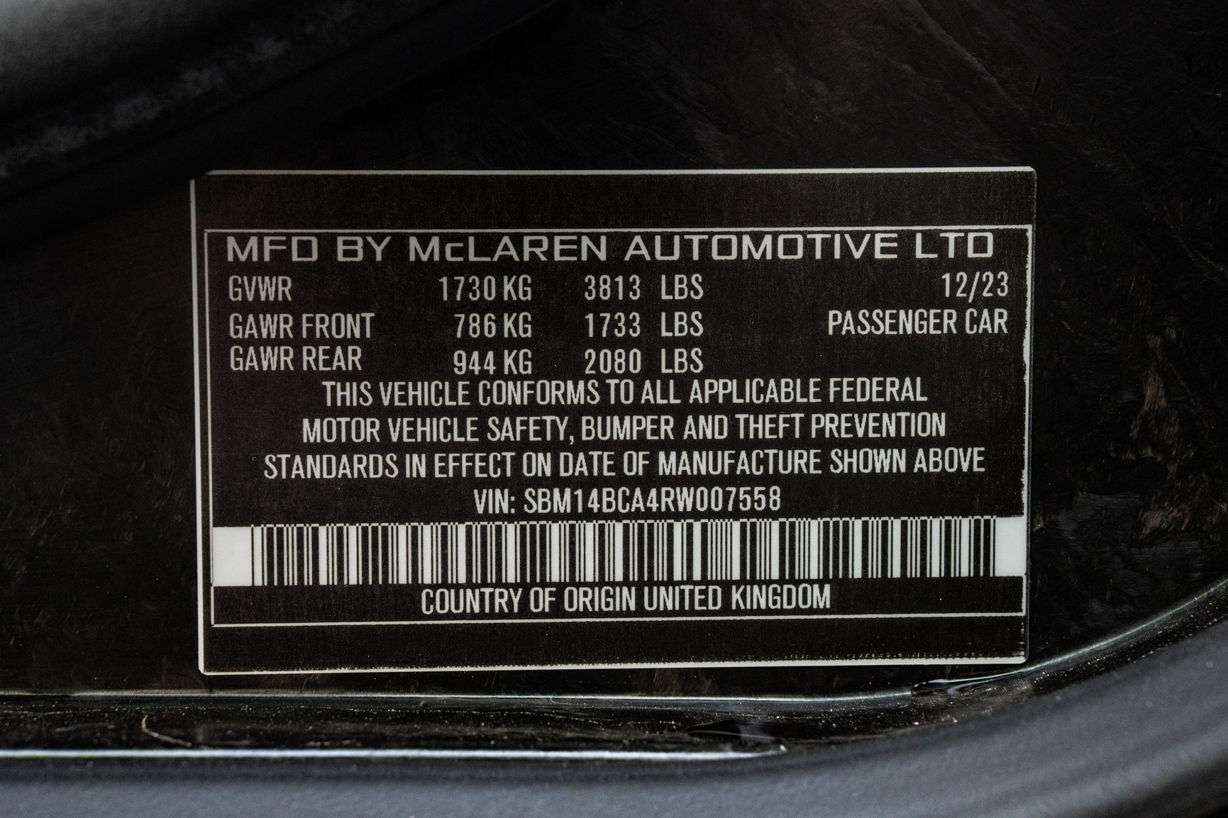 Used 2024 McLaren 750S Spider photo 50