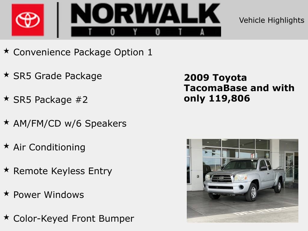 2009 Toyota Tacoma 2WD Access Cab