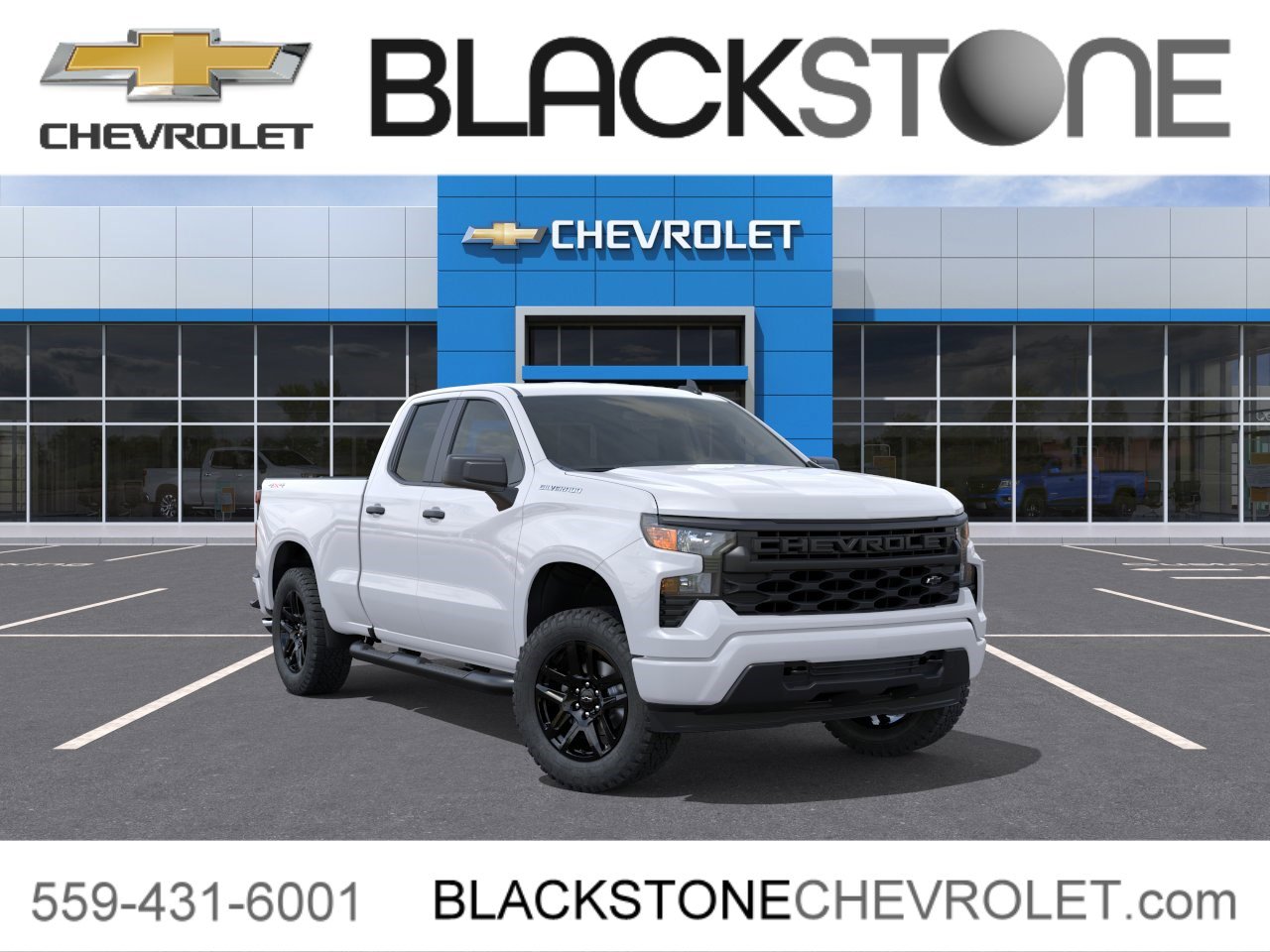 New 2025 Chevrolet Silverado 1500 Custom w/ Turbomax Blackout Package