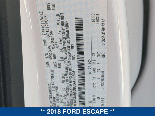 2018 Ford Escape SE