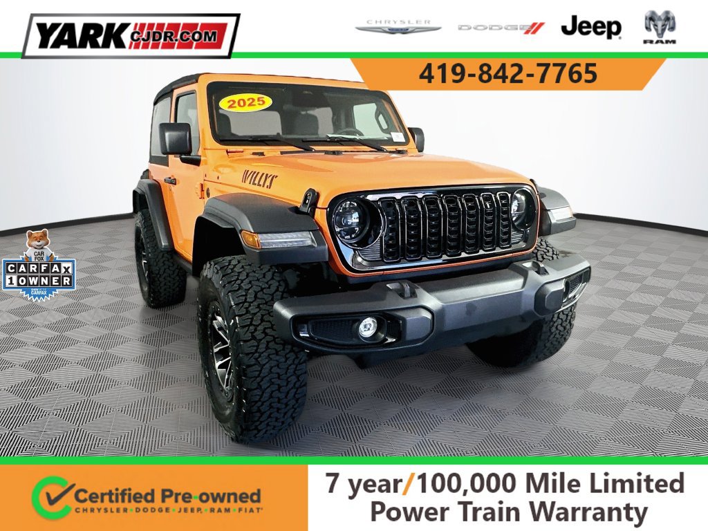 Certified 2025 Jeep Wrangler Sport