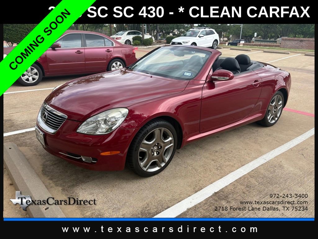 2006 Lexus SC 430 Convertible