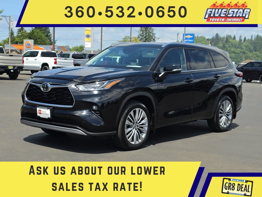 Certified 2024 Toyota Highlander Platinum