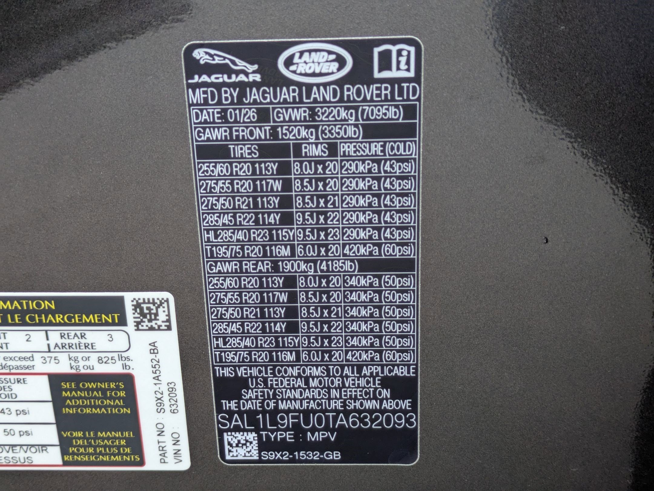 2026 Land Rover Range Rover Sport Dynamic SE