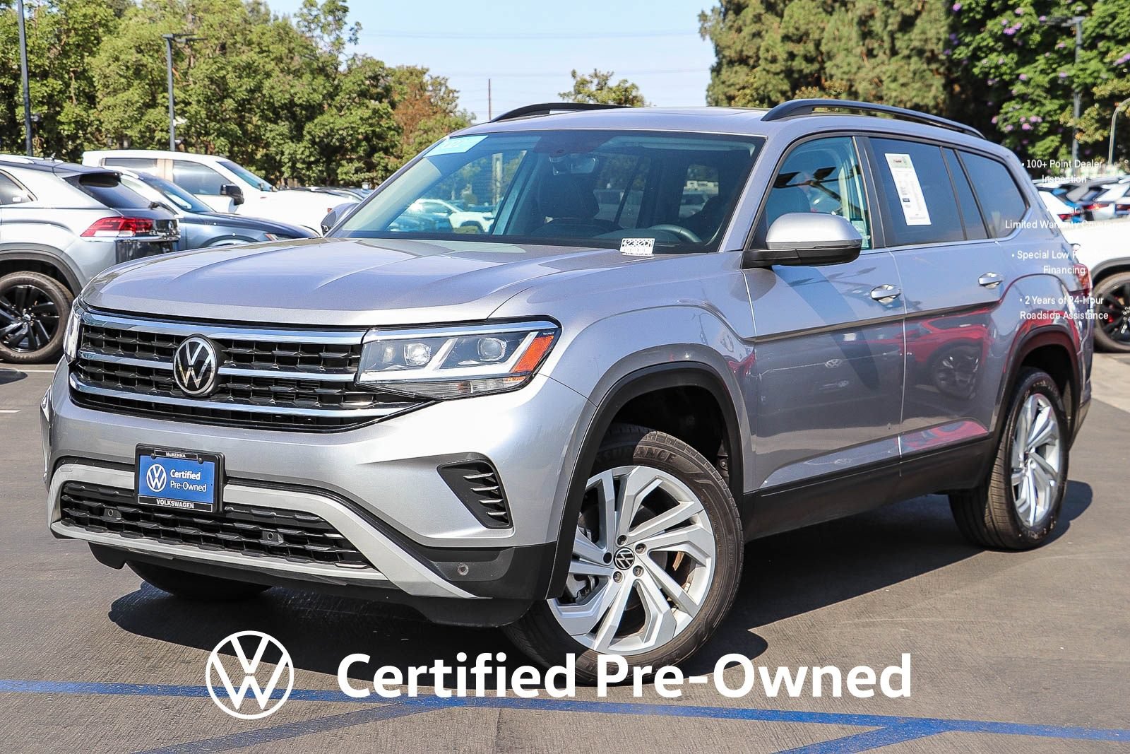 Certified 2022 Volkswagen Atlas SE