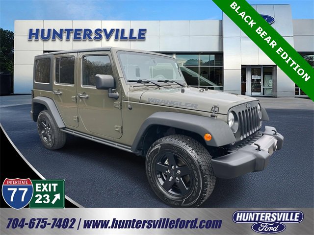 2016 Jeep Wrangler Unlimited Black Bear