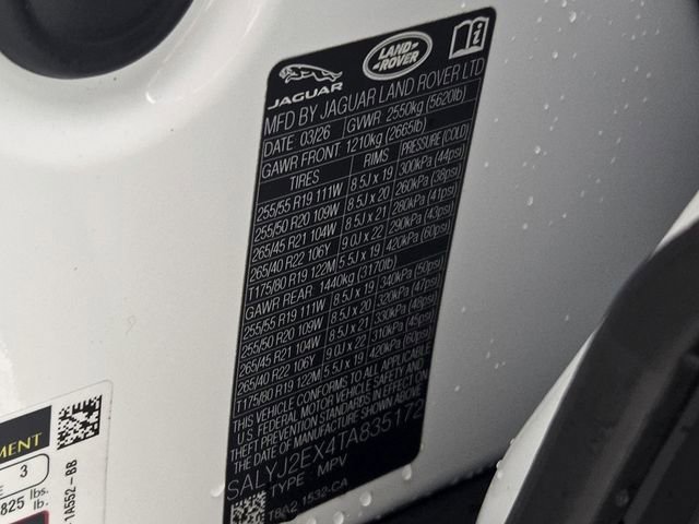 2026 Land Rover Range Rover Velar S