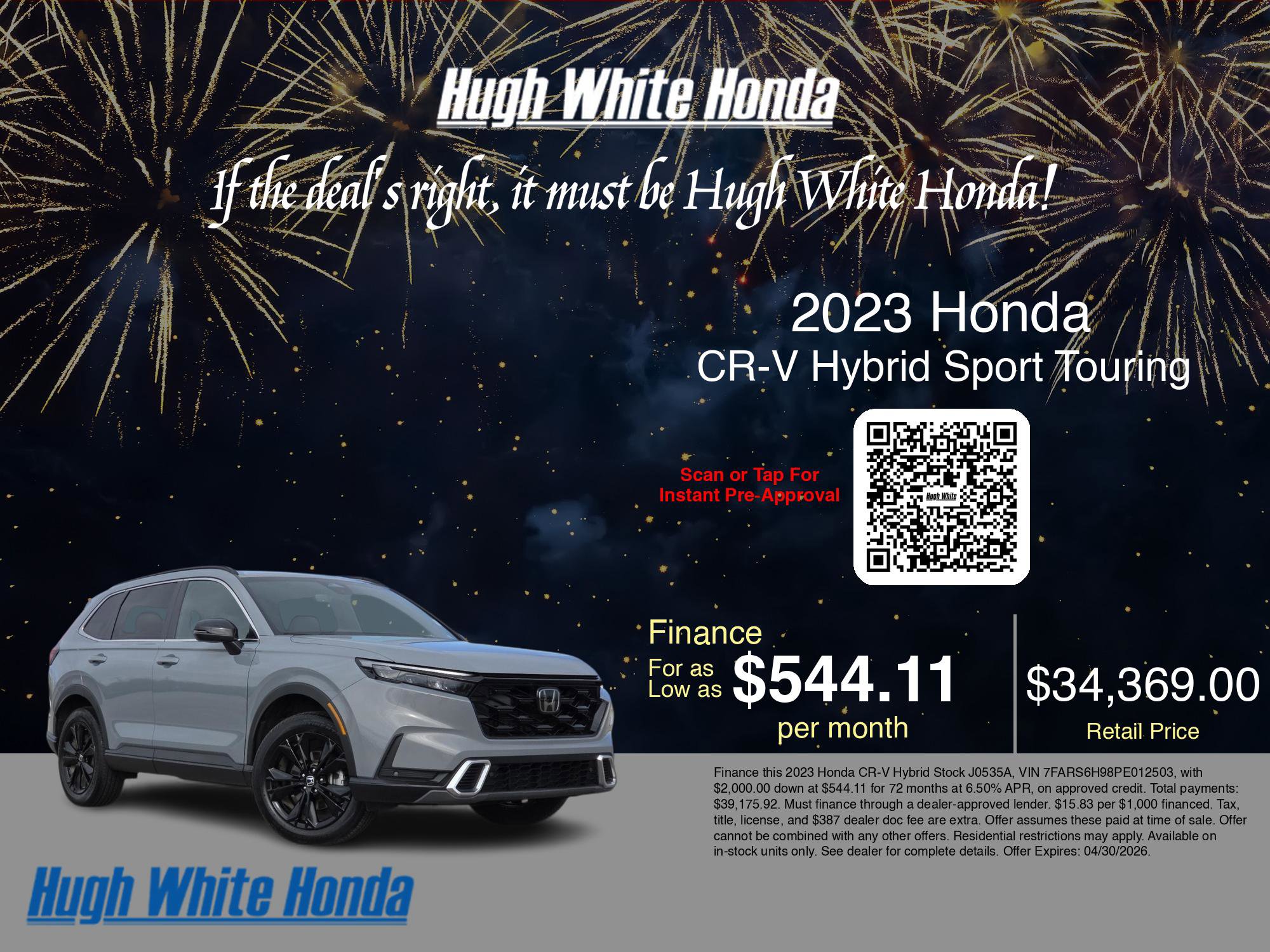 2023 Honda Cr-V Sport Touring