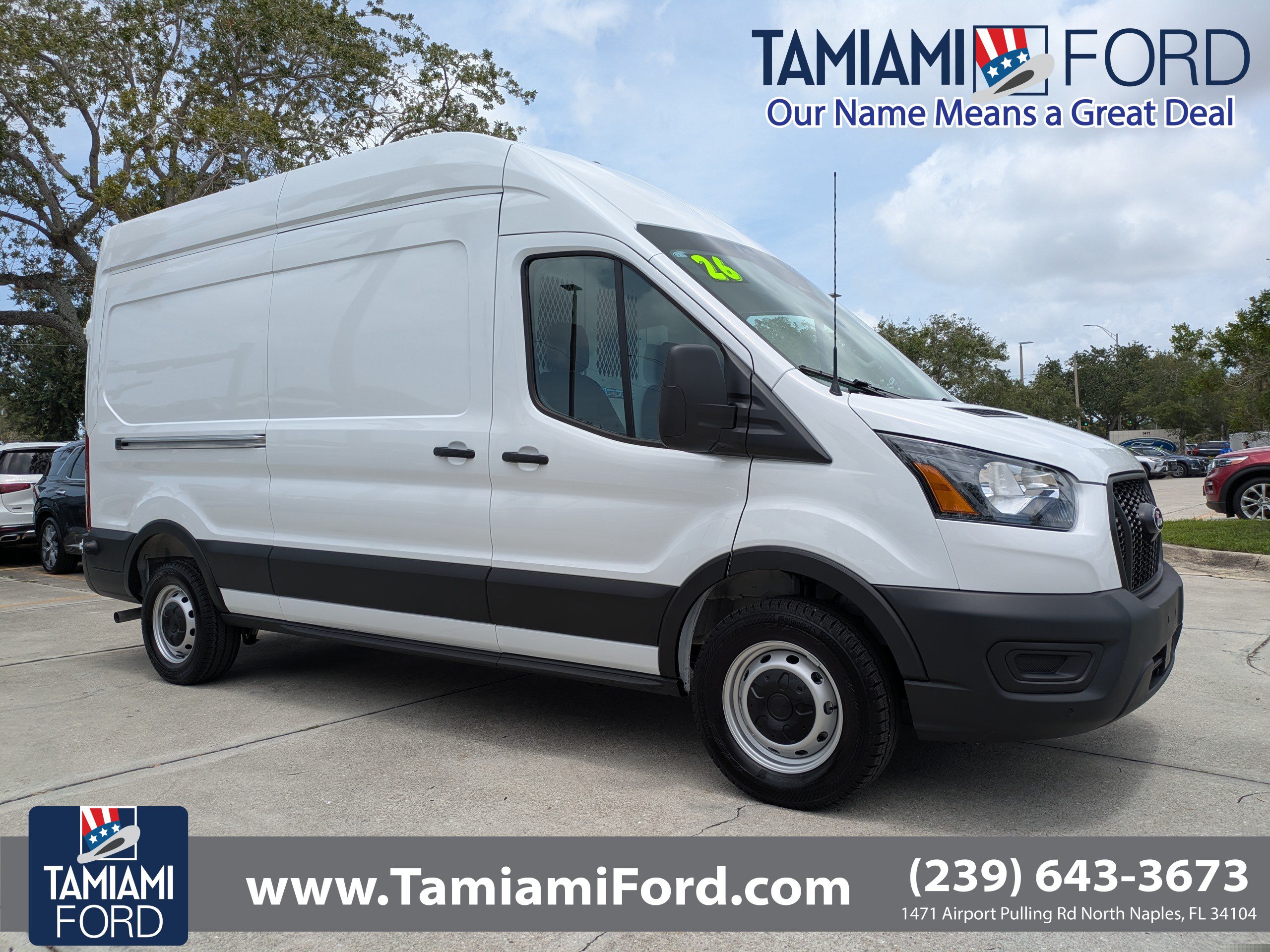Certified 2026 Ford Transit 250 148 High Roof w/ Load Area Protection Package