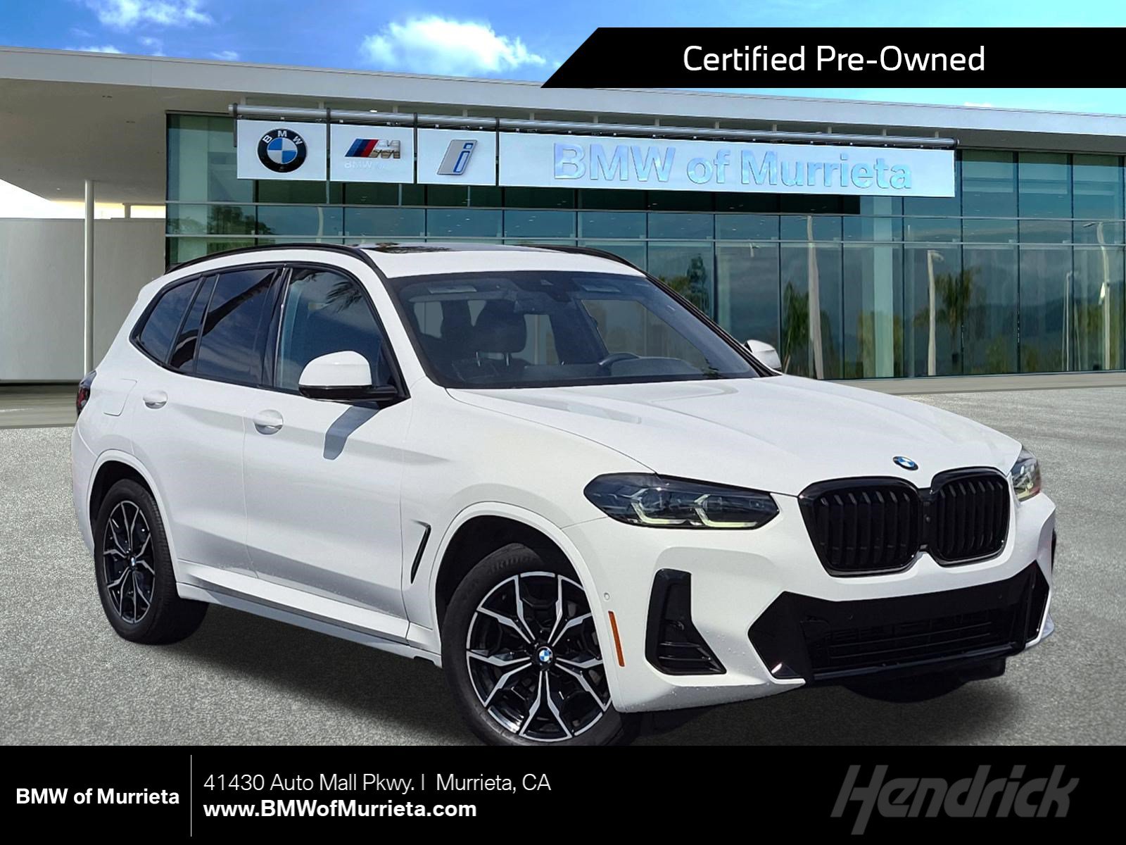 Certified 2023 BMW X3 sDrive30i w/ M Sport Package