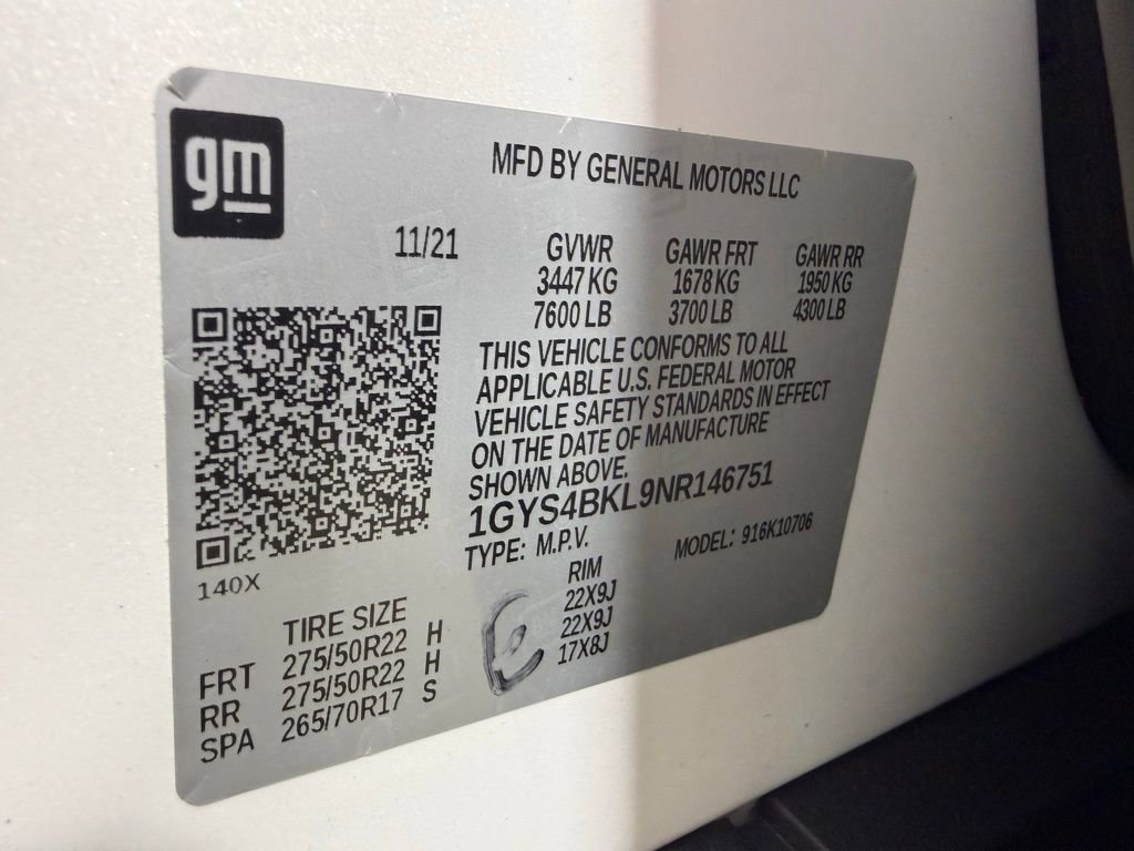 2022 Cadillac Escalade Premium Luxury