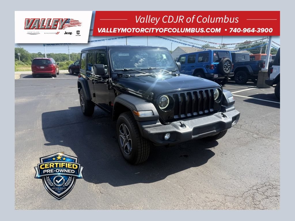 Certified 2022 Jeep Wrangler Unlimited Sport