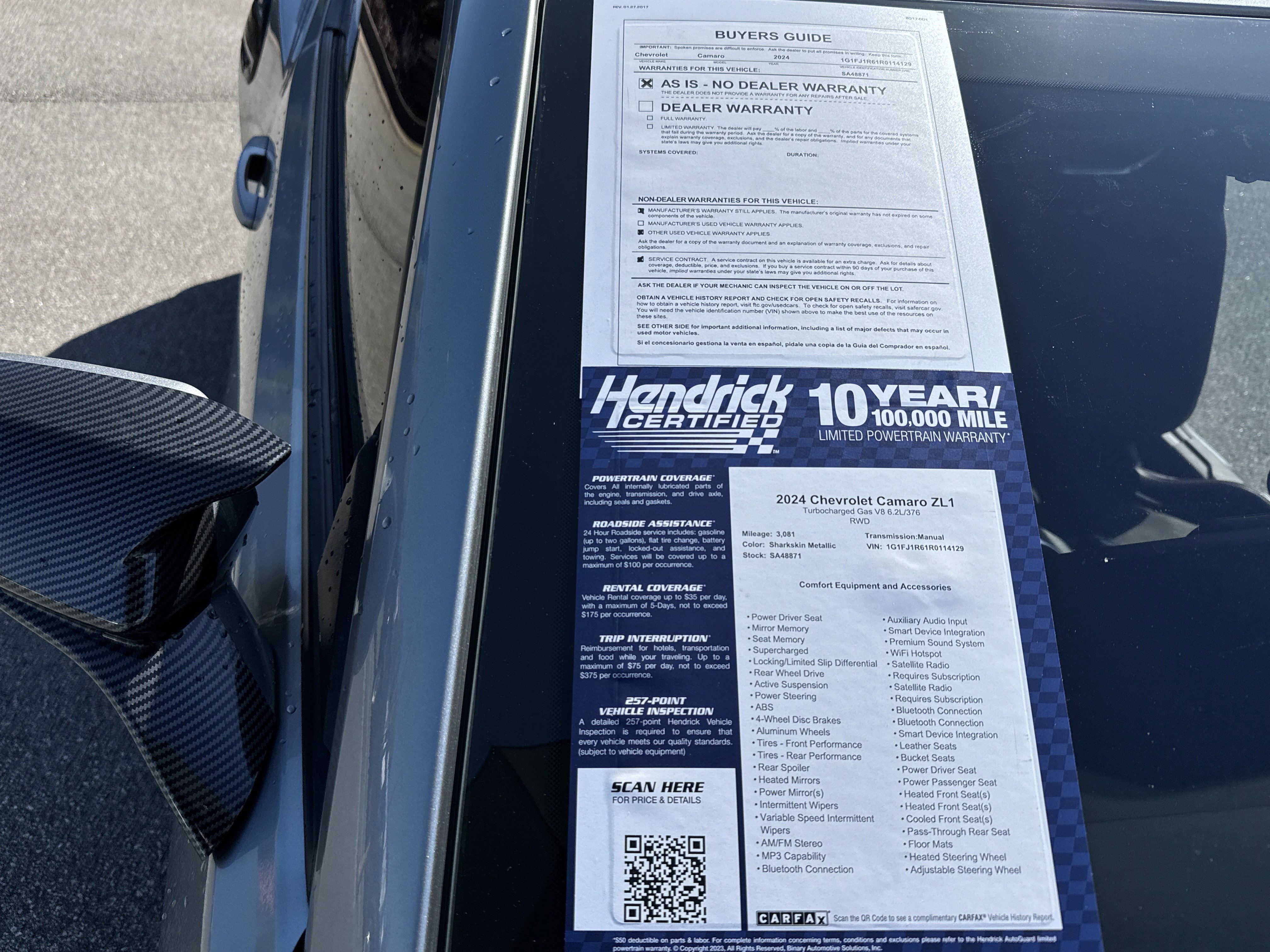 2024 Chevrolet Camaro ZL1