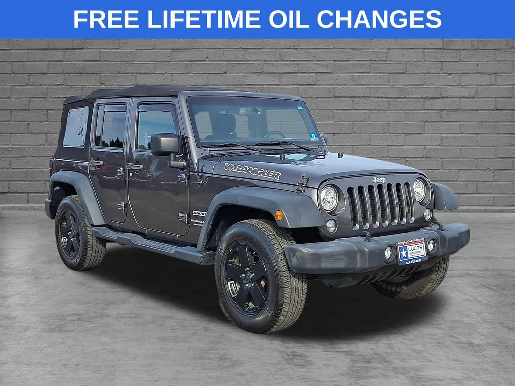Used 2018 Jeep Wrangler Unlimited Sport S
