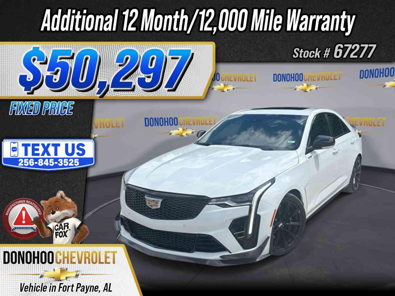 Used 2022 Cadillac CT4 V Blackwing w/ Carbon Fiber 1 Package