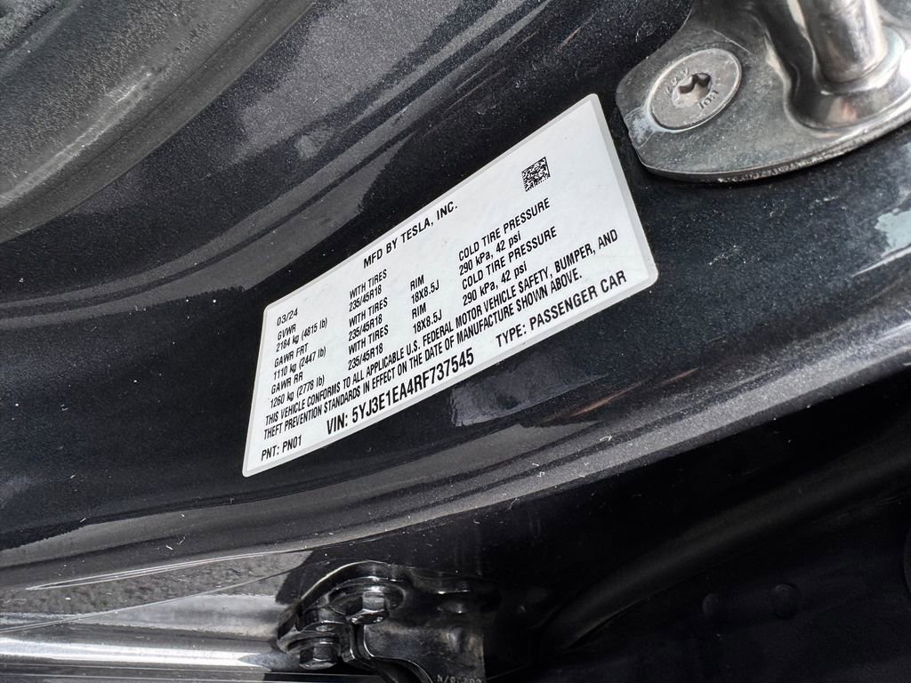 2024 Tesla Model 3 Long Range