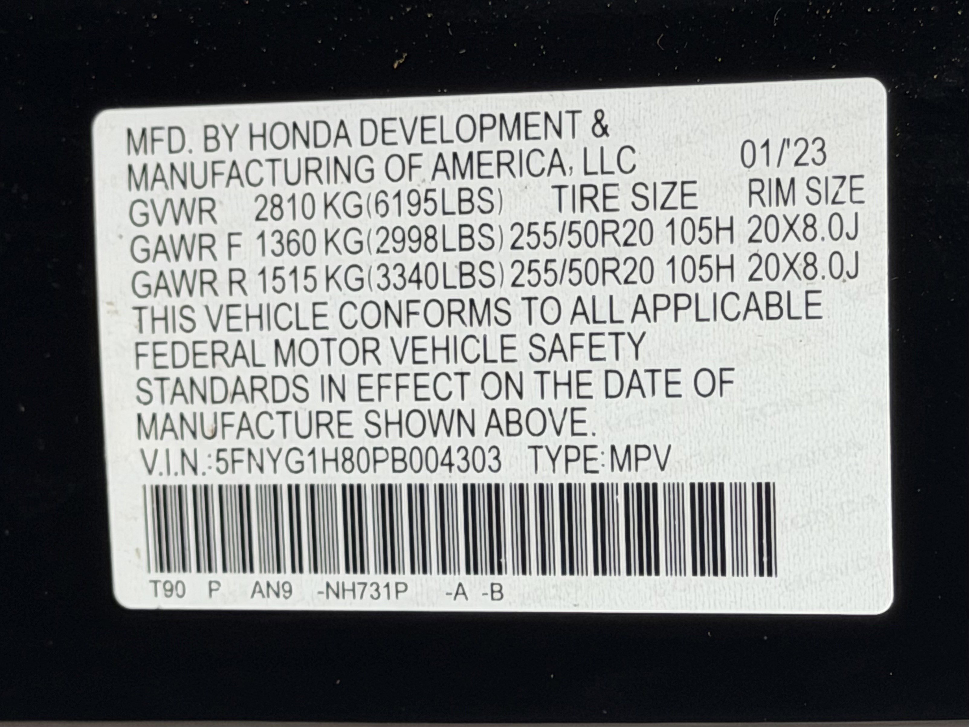 2023 Honda Pilot Elite