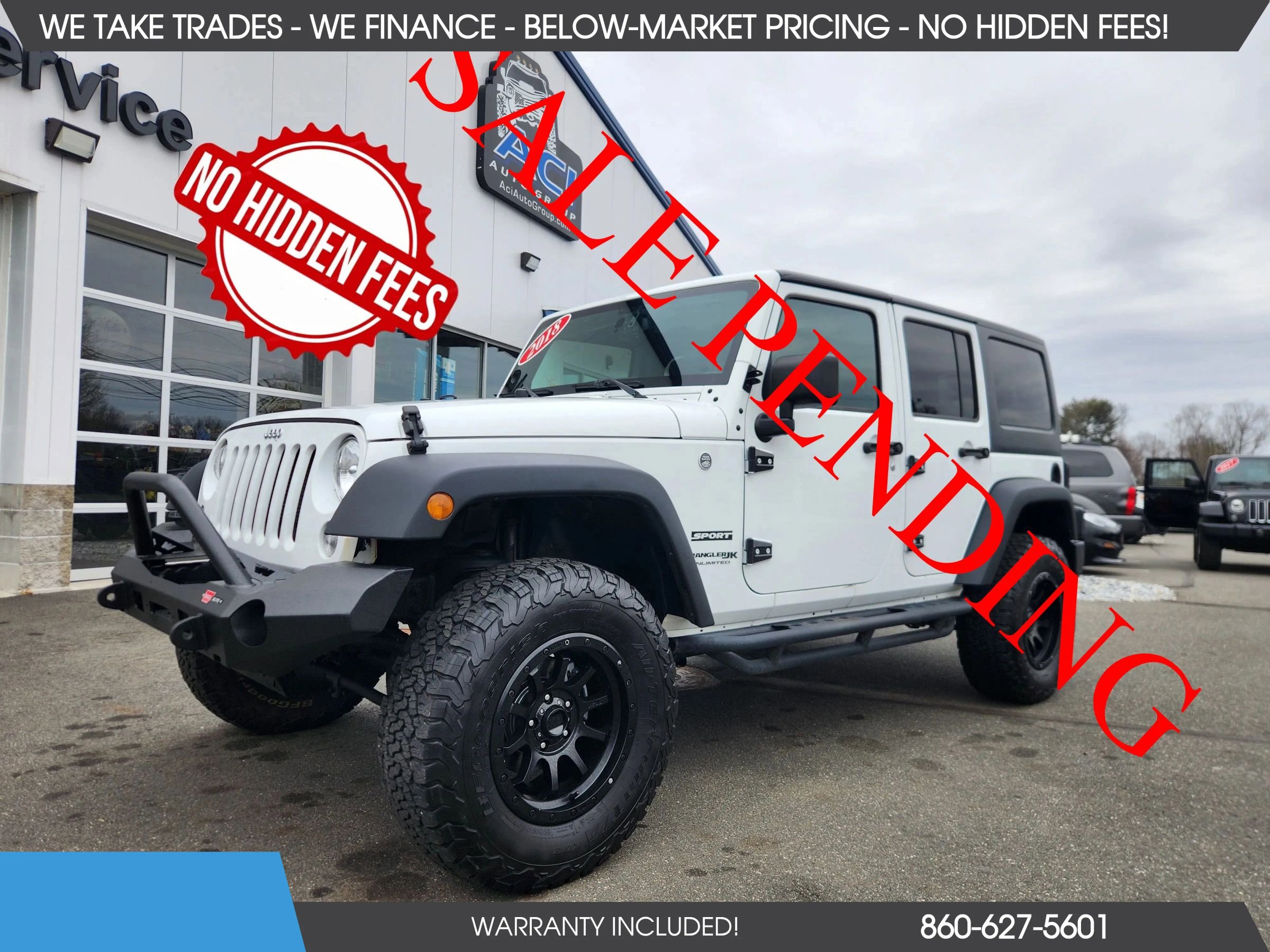 Used 2018 Jeep Wrangler Unlimited Sport S