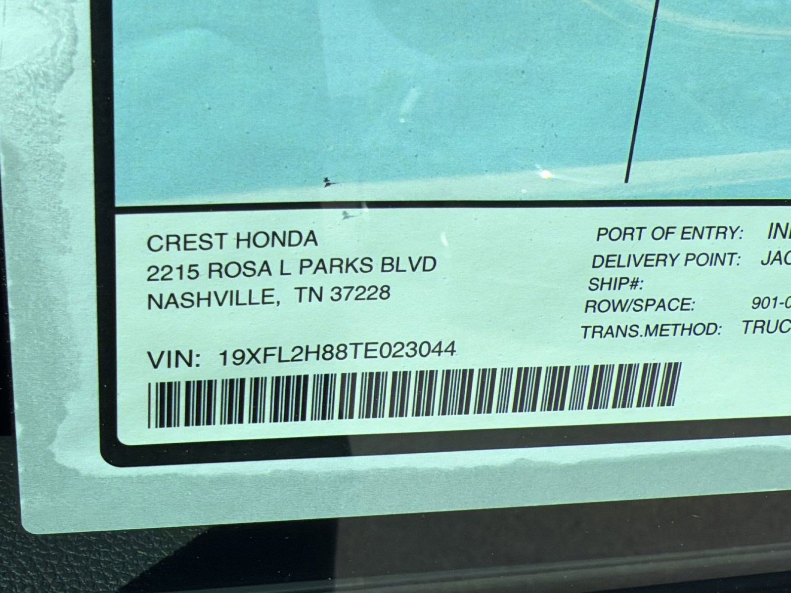 2026 Honda Civic Sport