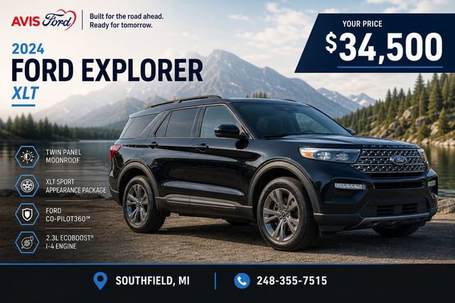 Used 2024 Ford Explorer XLT w/ Equipment Group 202A