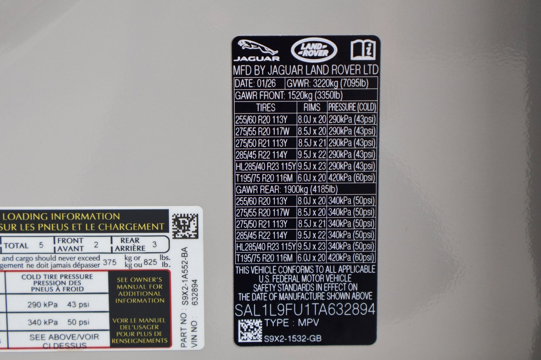 2026 Land Rover Range Rover Sport Dynamic SE