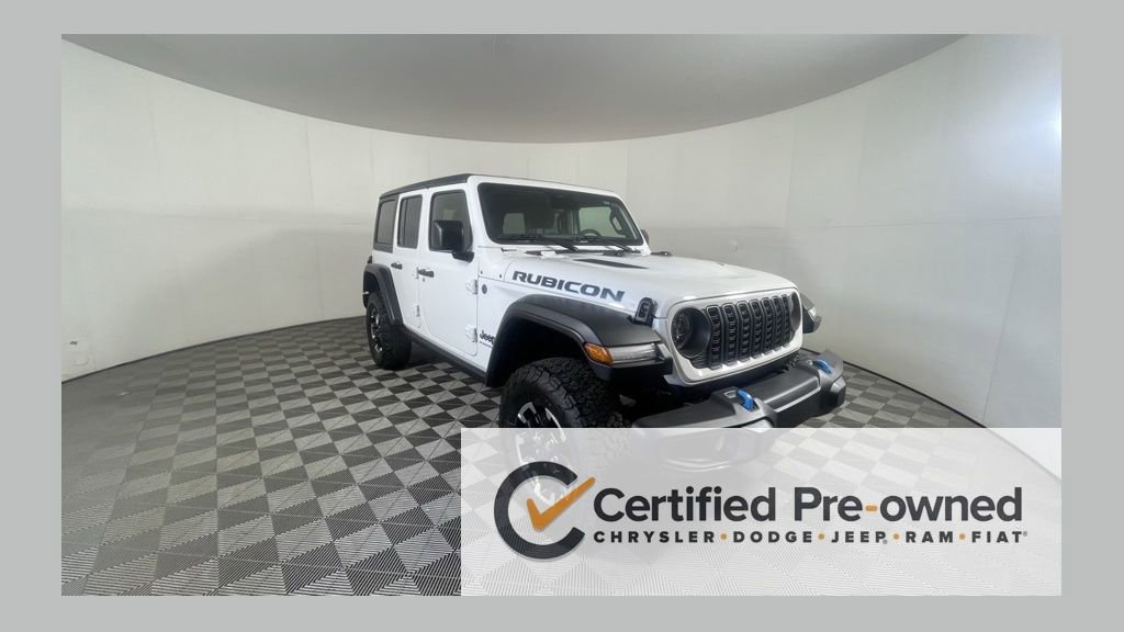 Certified 2025 Jeep Wrangler Unlimited Rubicon 4xe w/ Safety Group