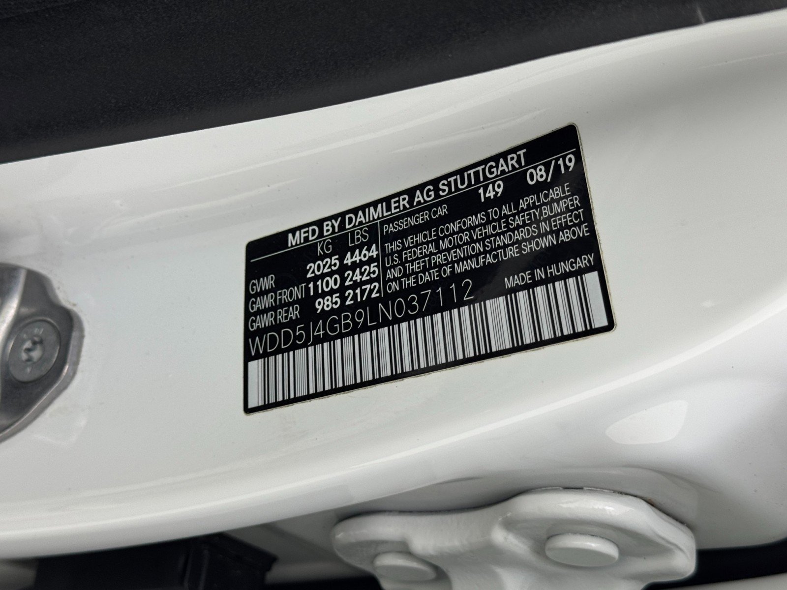 2020 Mercedes-Benz CLA 250