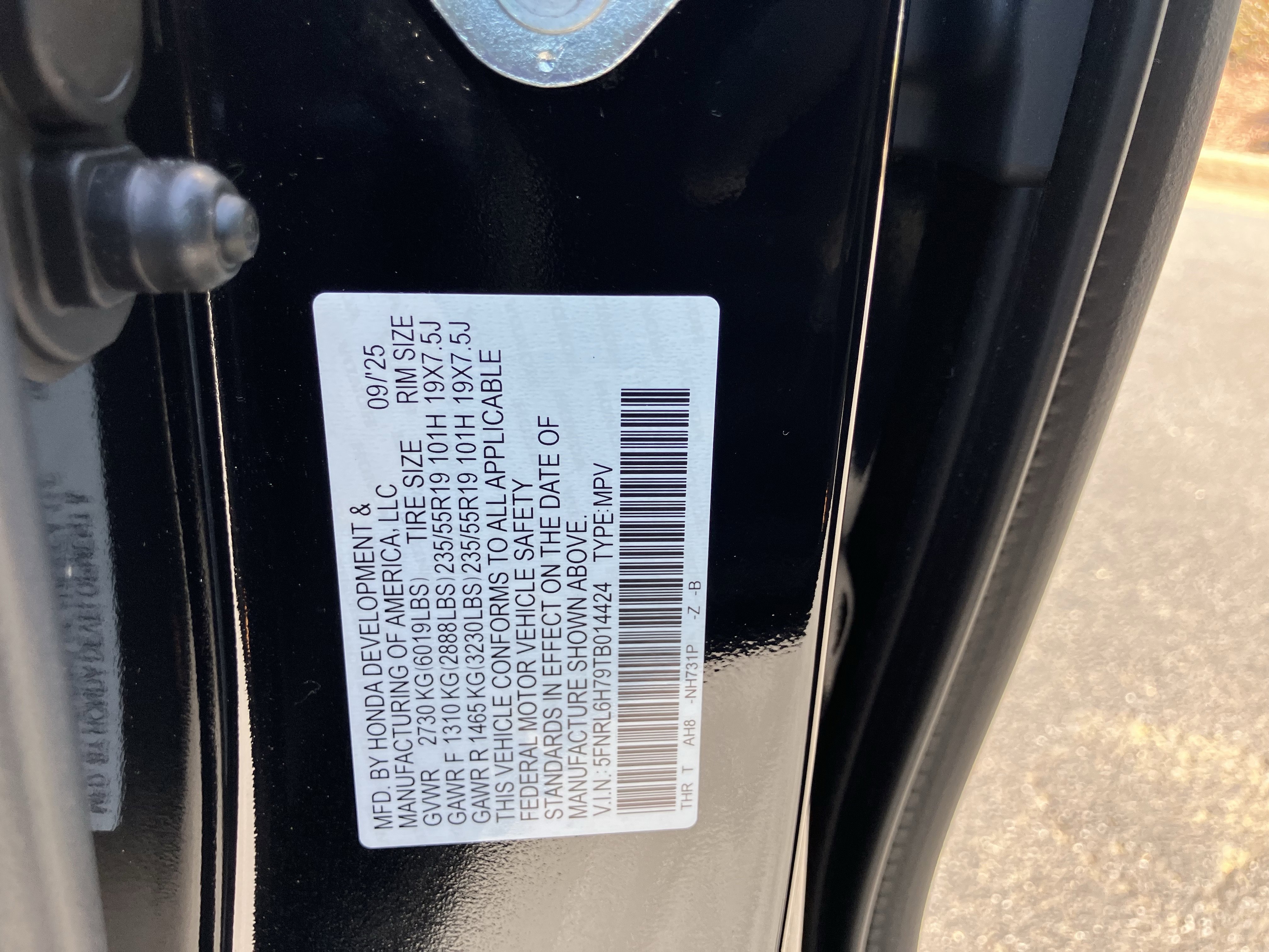 2026 Honda Odyssey Sport-L