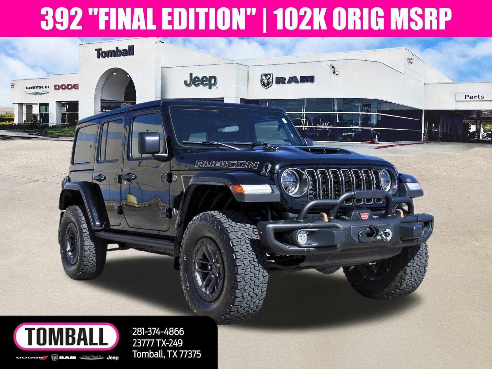 Used 2024 Jeep Wrangler Unlimited Rubicon 392