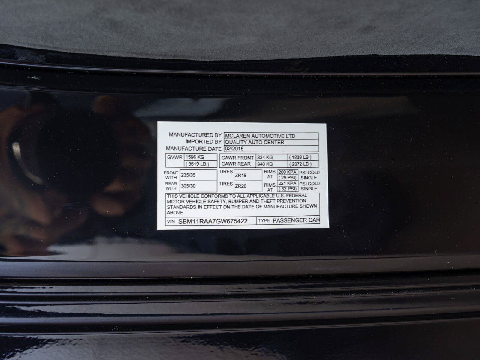 Used 2016 McLaren 675LT Coupe photo 92