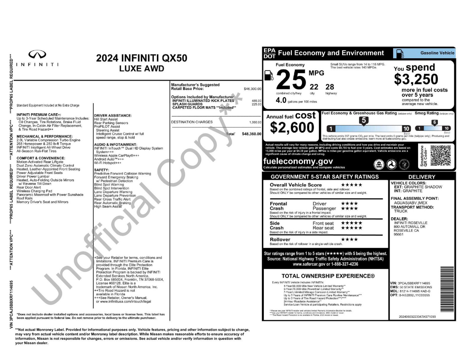 2024 INFINITI Qx50 Luxe