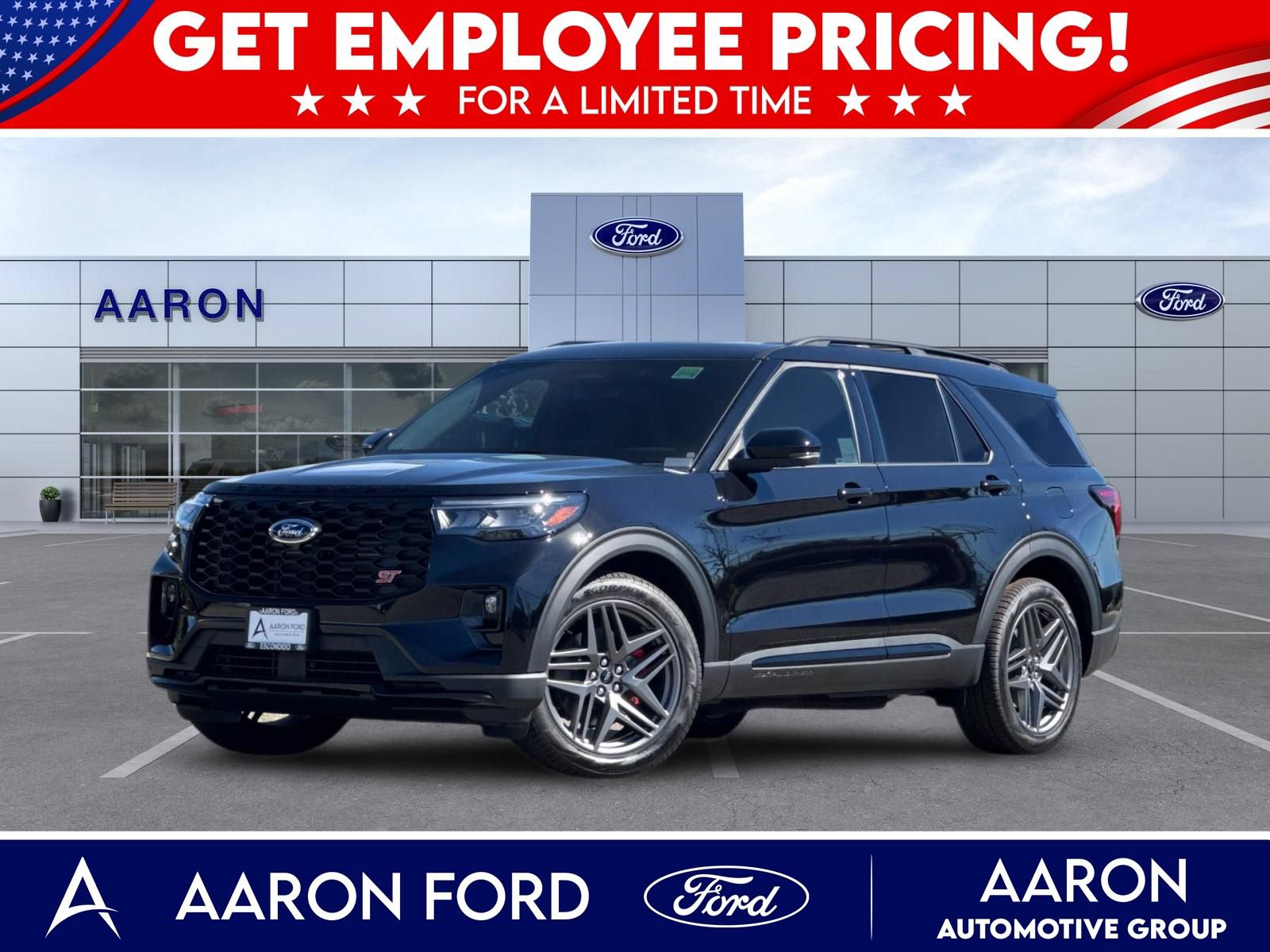 New 2026 Ford Explorer ST w/ Sun And Sound Package