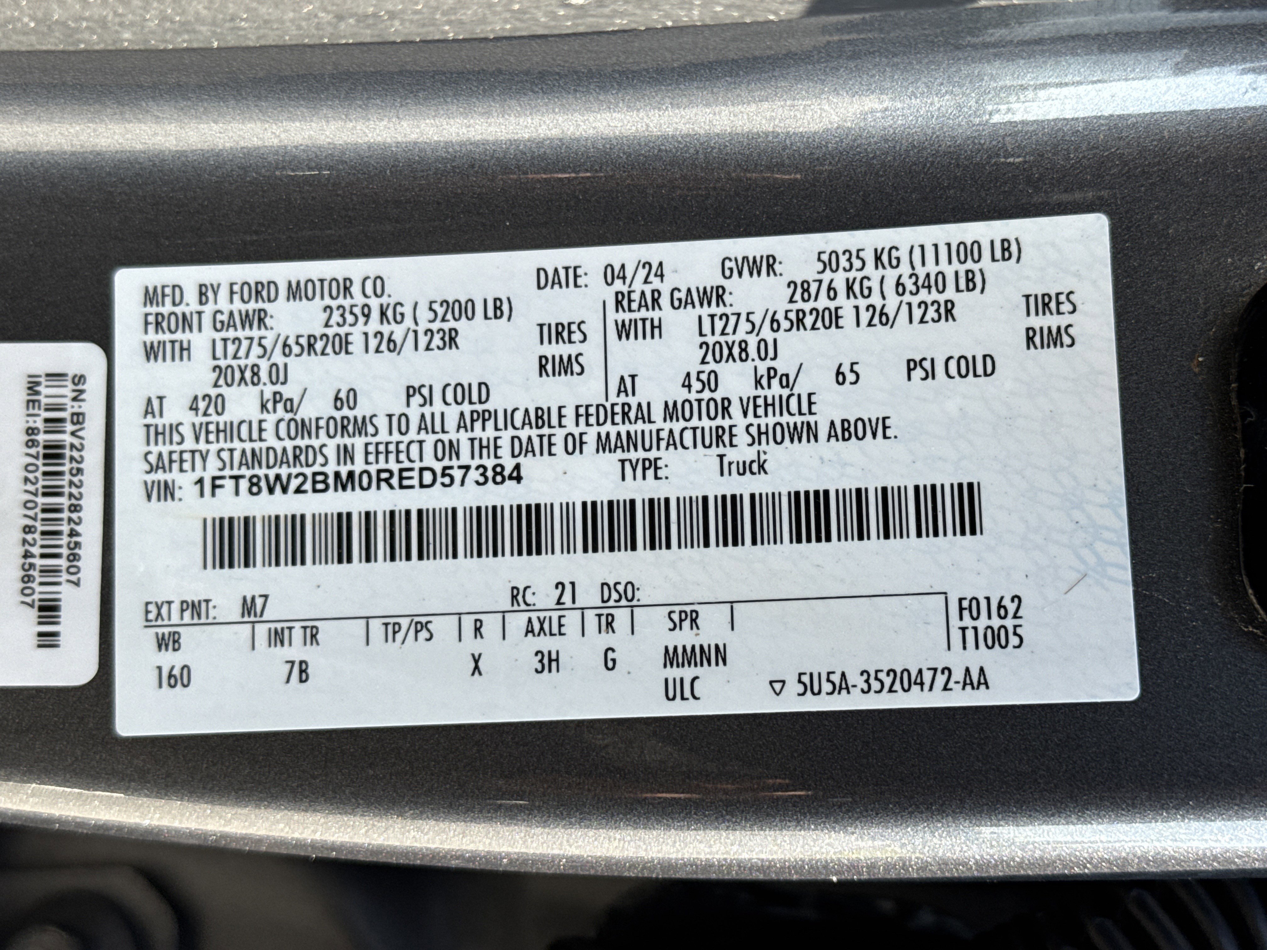 2024 Ford F250 Platinum