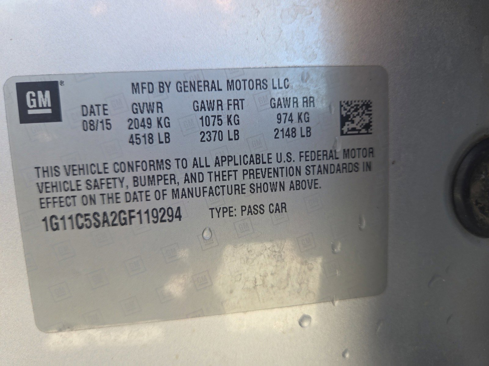 2016 Chevrolet Malibu LT