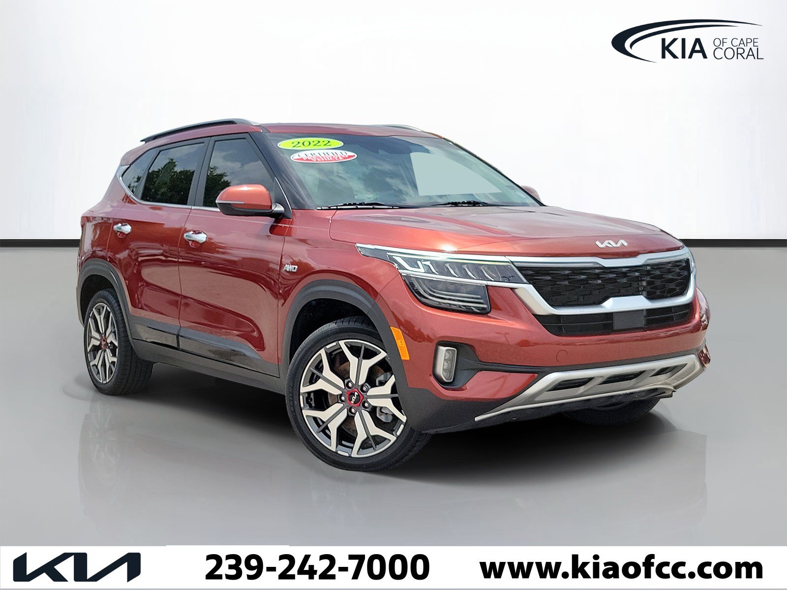 Certified 2022 Kia Seltos SX