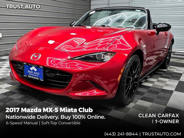 Used 2017 MAZDA MX-5 Miata Club w/ Brembo/BBS Package