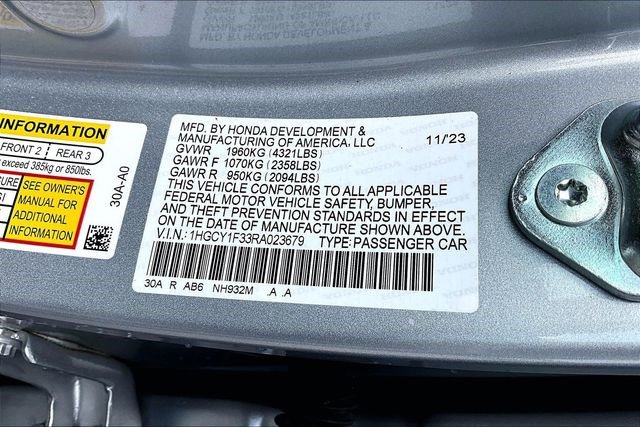 2024 Honda Accord EX