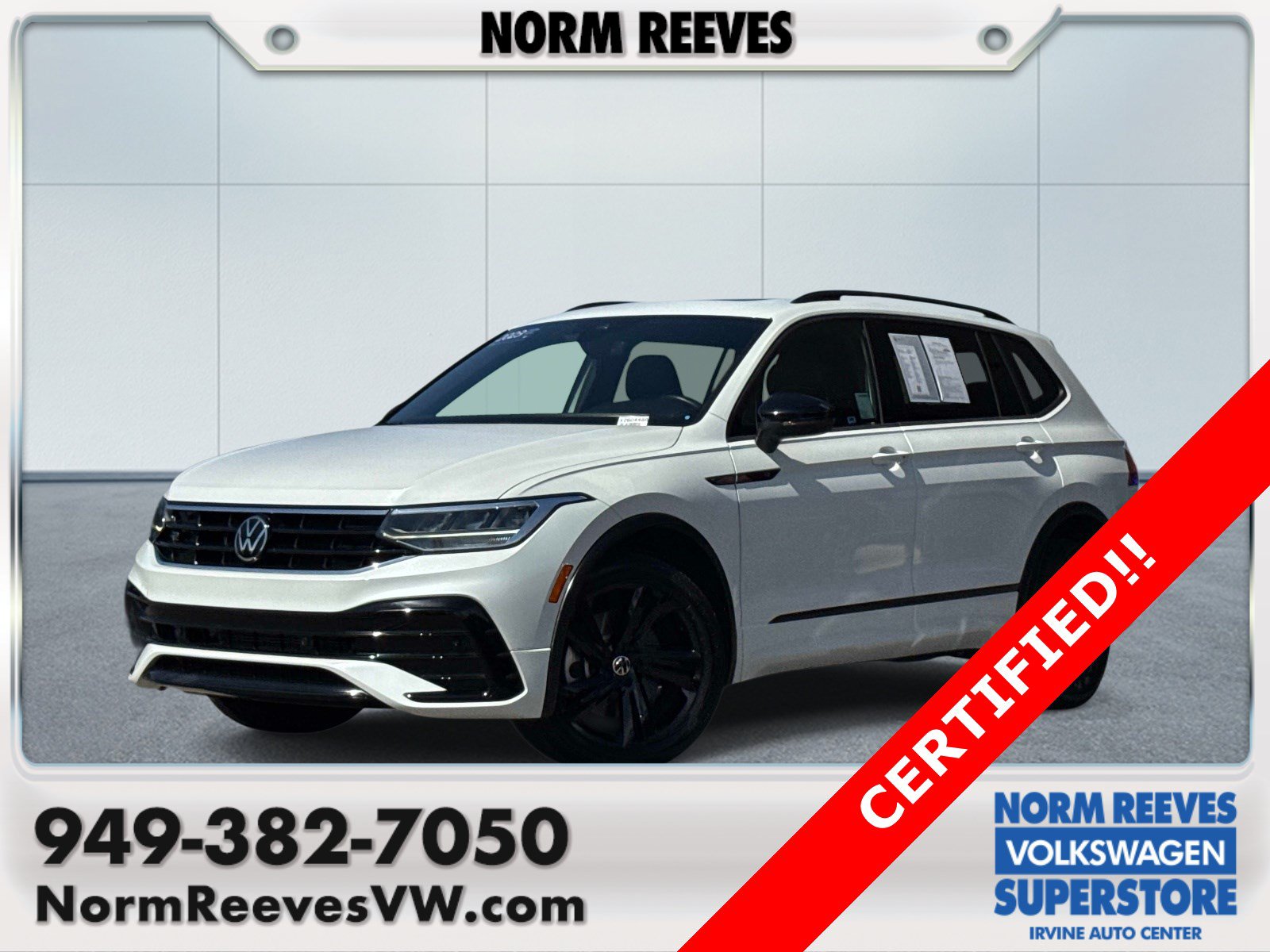 Certified 2023 Volkswagen Tiguan SE R-Line