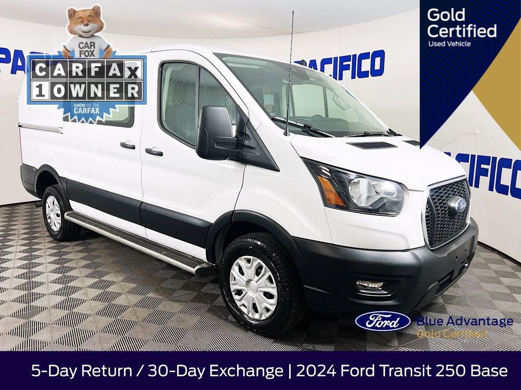 Certified 2024 Ford Transit 250 Low Roof w/ Exterior Upgrade Package