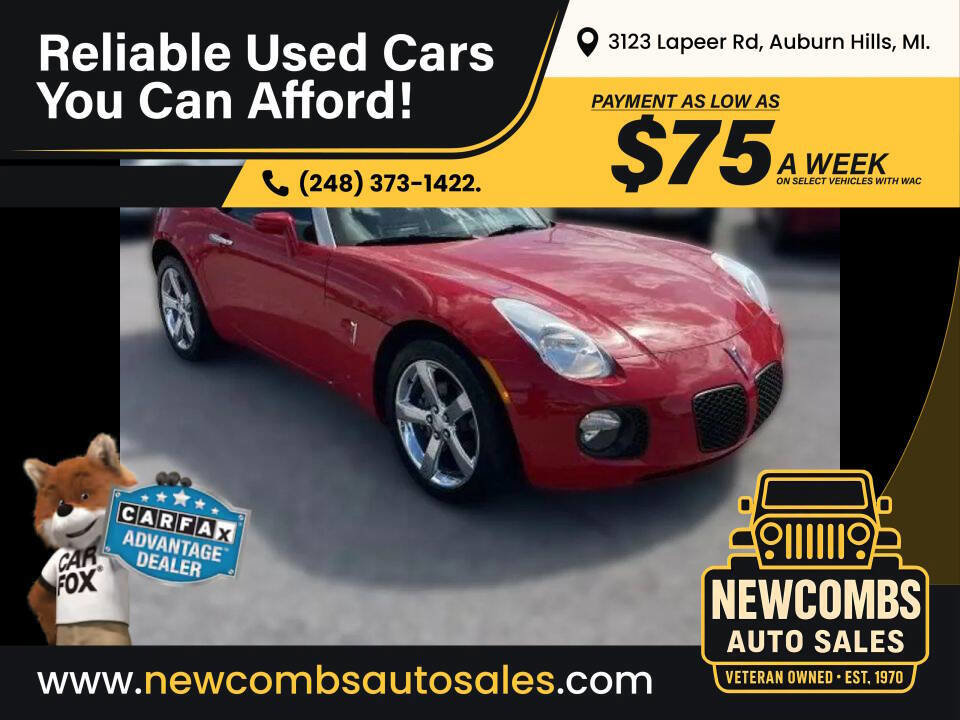 Used 2007 Pontiac Solstice GXP w/ Premium Package