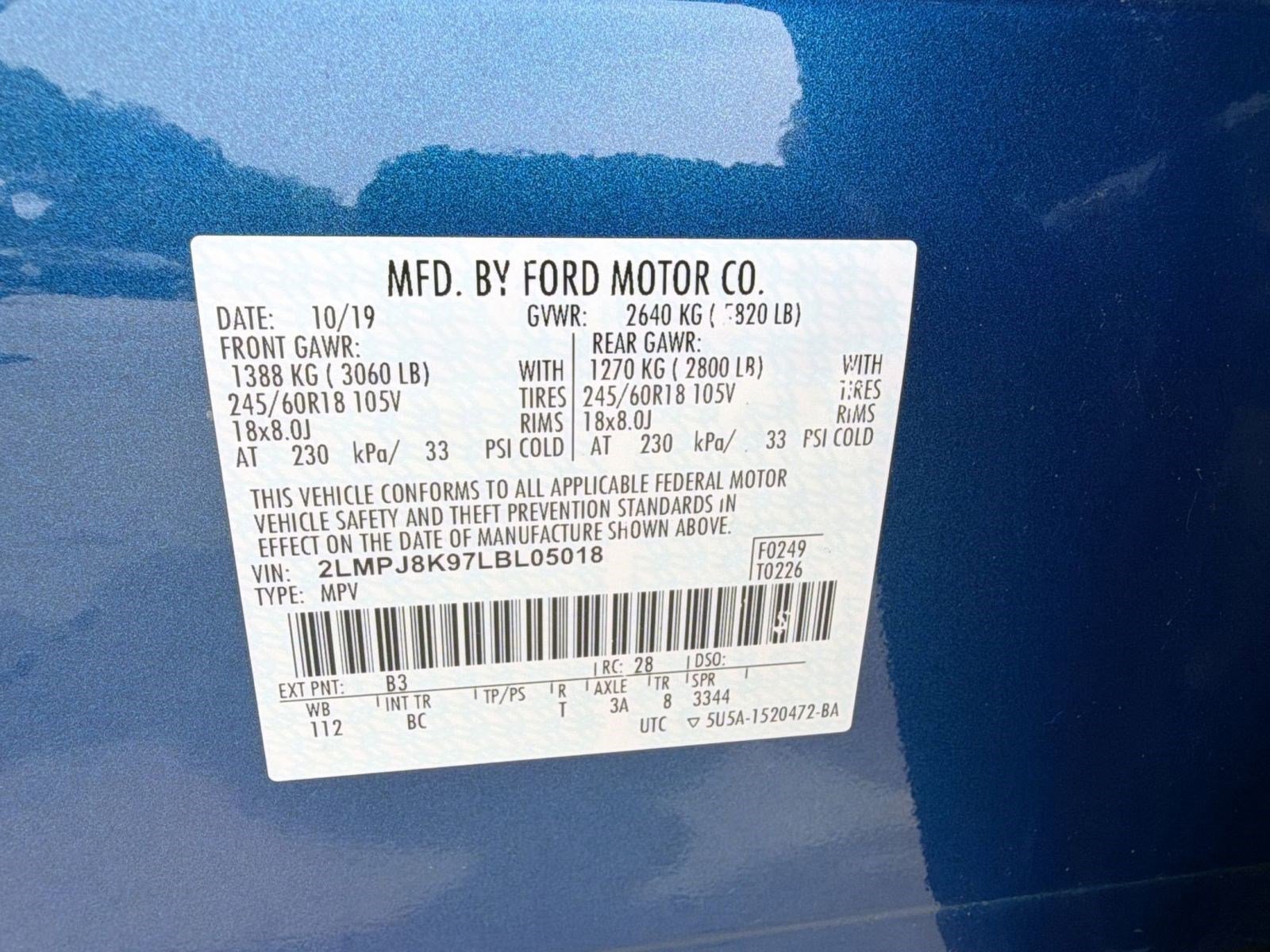 2020 Lincoln Nautilus Reserve