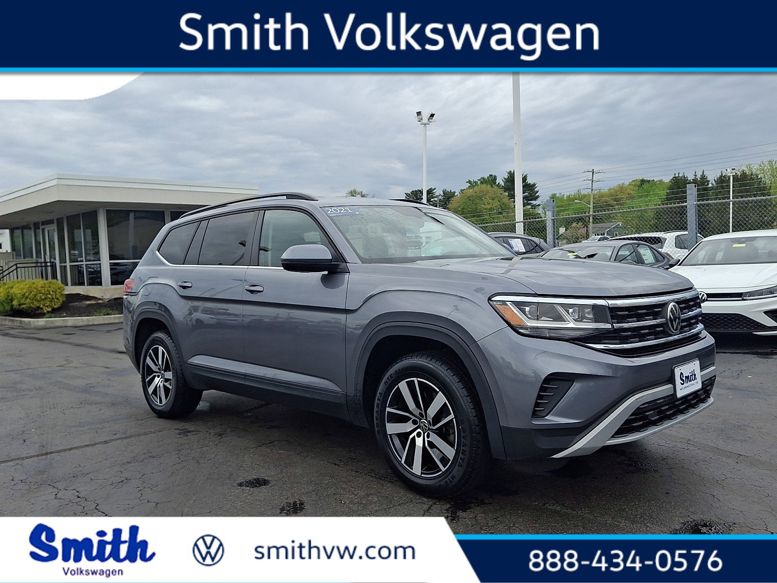 Certified 2021 Volkswagen Atlas SE