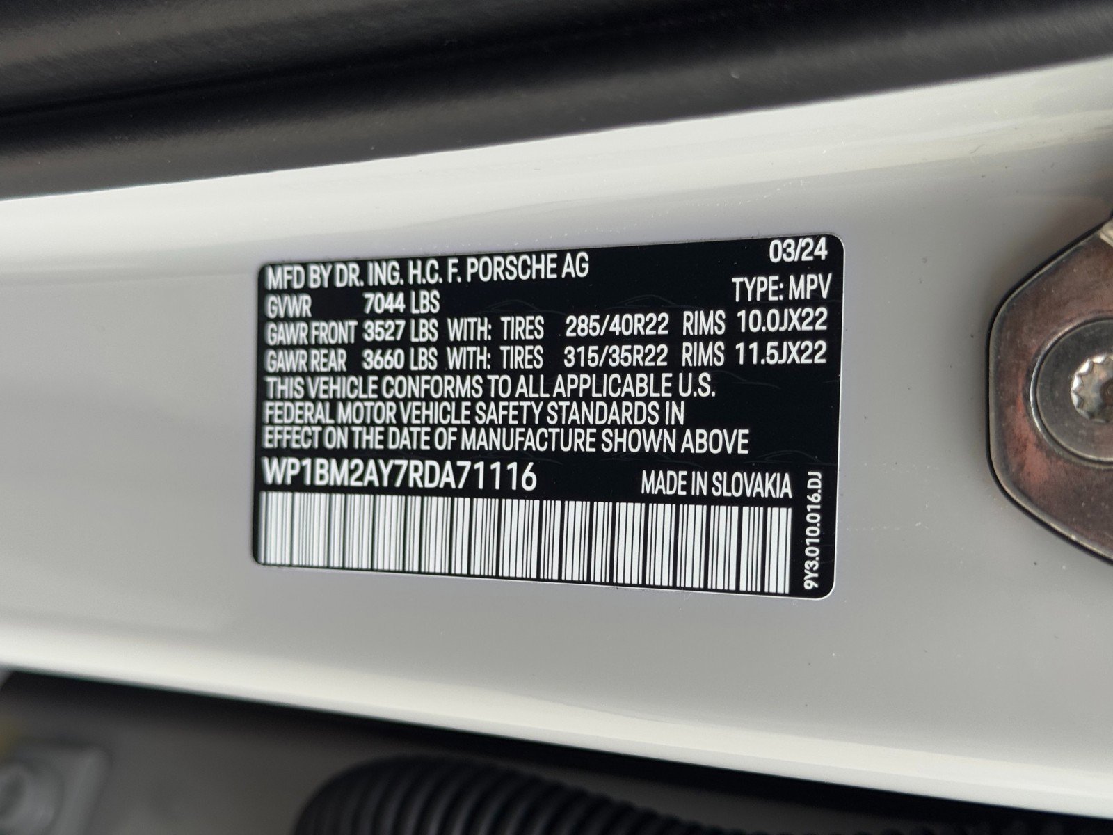 2024 Porsche Cayenne Turbo