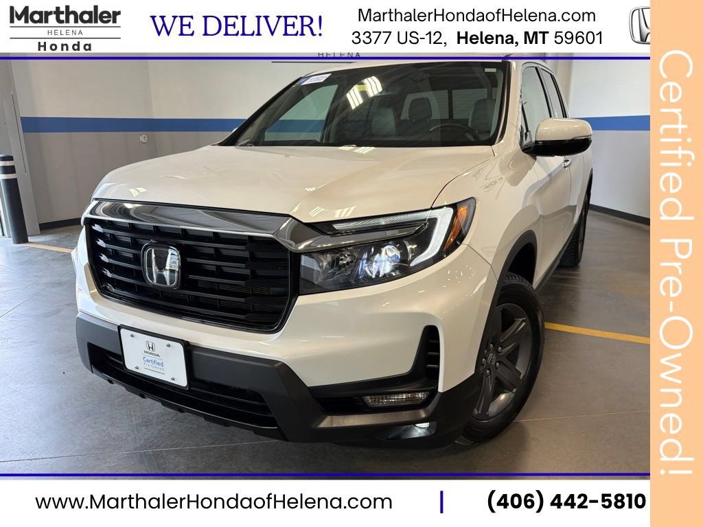 Certified 2021 Honda Ridgeline RTL-E