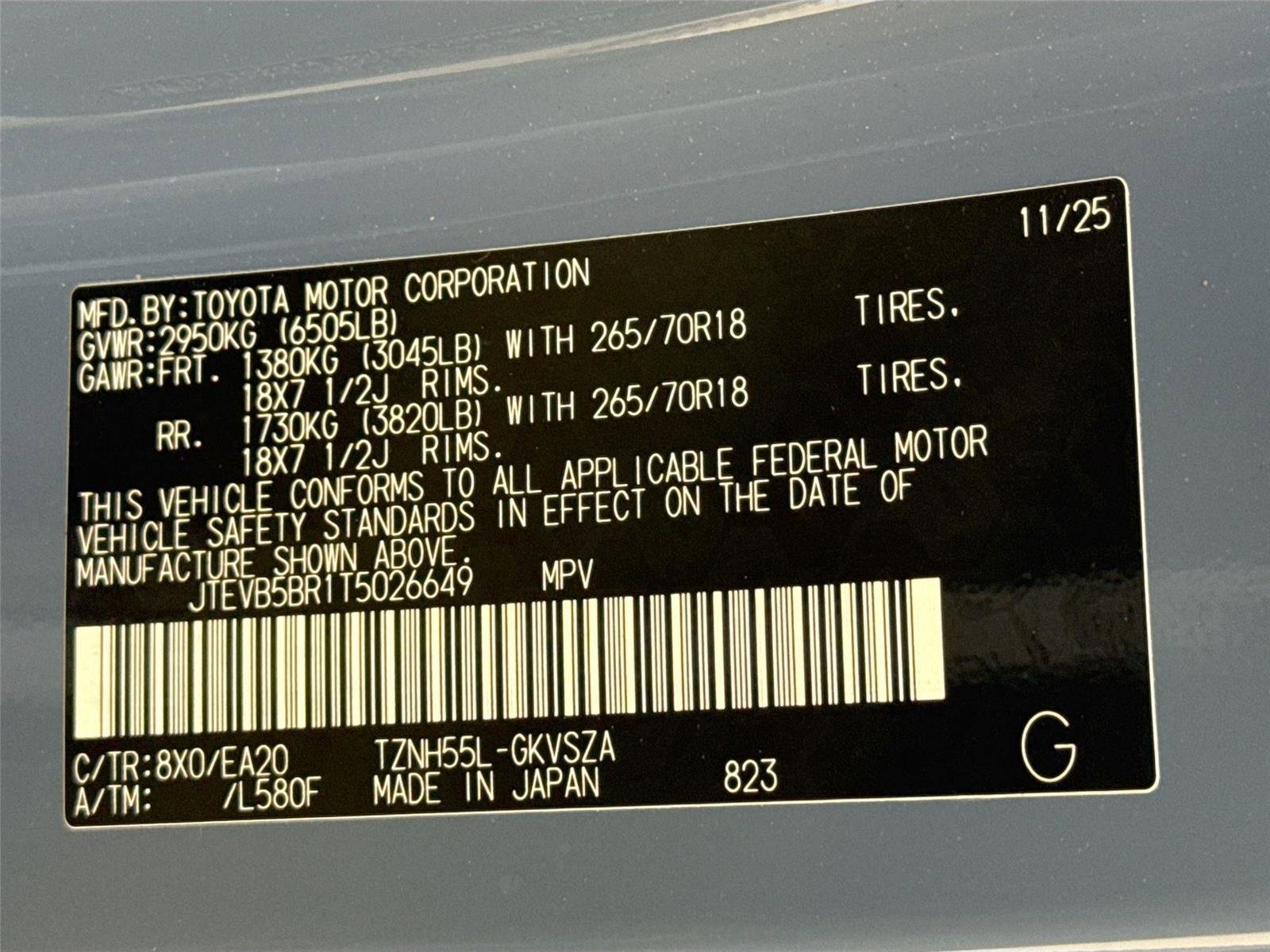 2026 Toyota 4Runner TRD Off-Road Premium