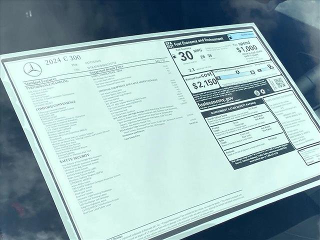 2024 Mercedes-Benz C 300 Sedan