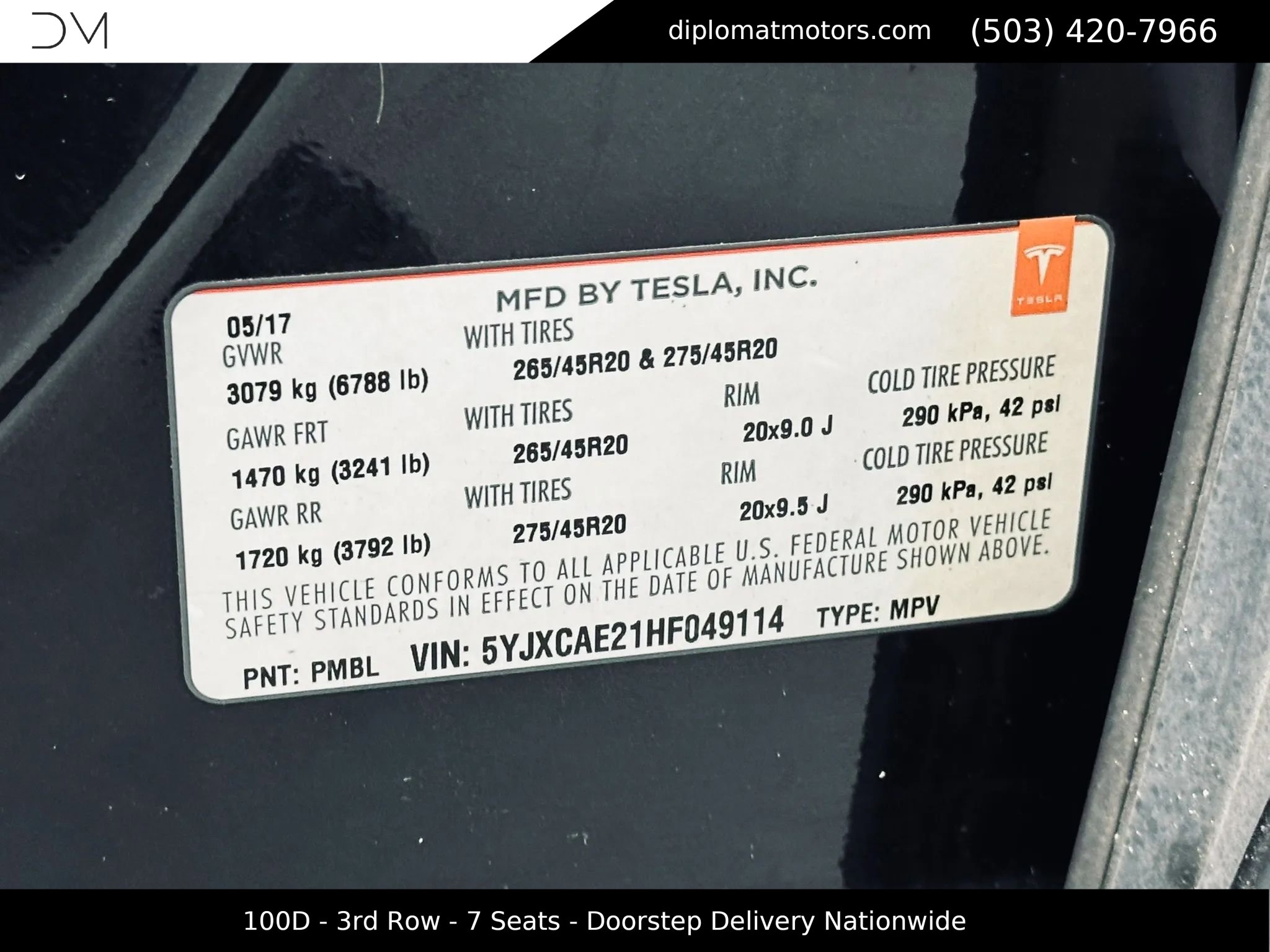 2017 Tesla Model X 100D