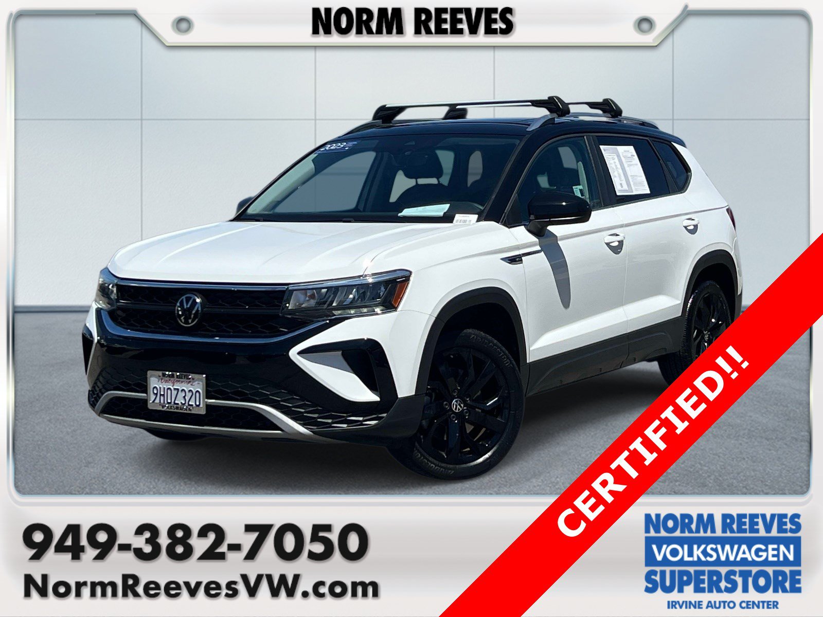 Certified 2023 Volkswagen Taos SE w/ Panoramic Sunroof Package